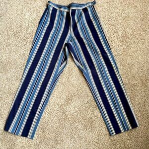 Lauren Ralph Lauren Blue Striped Pants